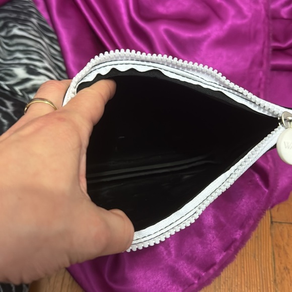 Watier Black Clutch Bag sponge neoprene like - Picture 4 of 4
